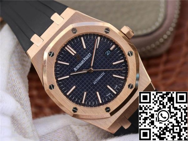 Audemars Piguet Royal Oak 15400 1 1 Best Edition Rose Gold Blue Dial EU kellokauppa 4766 Audemars Piguet Royal Oak 15400 1:1 Best Edition Rose Gold Blue Dial Audemars Piguet Royal Oak 15400 1:1 Best Edition Rose Gold Blue Dial