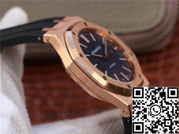 Audemars Piguet Royal Oak 15400 1 1 Best Edition Rose Gold Blue Dial EU Watch Store 9289 Audemars Piguet Royal Oak 15400 1:1 Best Edition Rose Gold Blue Dial