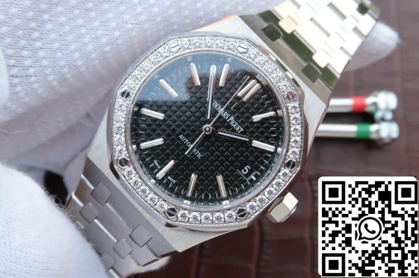 Audemars Piguet Royal Oak 15400 15450 двойка часовник 1 1 Най-доброто издание JF Фабрика Diamond Безел ЕС часовник магазин 5876 Audemars Piguet Royal Oak 15400/15450 двойка часовник 1: 1 Най-доброто издание JF Фабрика Diamond Безел