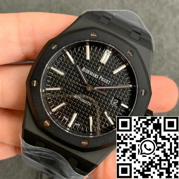 Audemars Piguet Royal Oak 15400 DLC Carbono Melhor Edição ZF Fábrica Mostrador Preto EU Watch Store 1703 Audemars Piguet Royal Oak 15400 DLC Carbono Melhor Edição ZF Fábrica Mostrador Preto