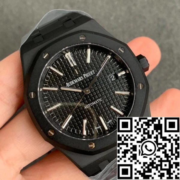 Audemars Piguet Royal Oak 15400 DLC Carbono Melhor Edição ZF Fábrica Mostrador Preto EU Watch Store 2553 Audemars Piguet Royal Oak 15400 DLC Carbono Melhor Edição ZF Fábrica Mostrador Preto