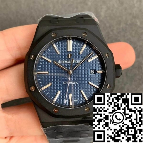 Audemars Piguet Royal Oak 15400 DLC Carbon Best Edition ZF Factory kék számlap EU Watch Store 9546 Audemars Piguet Royal Oak 15400 DLC Carbon Best Edition ZF Factory kék számlap Audemars Piguet Royal Oak 15400 DLC Carbon Best Edition ZF Factory kék számlap