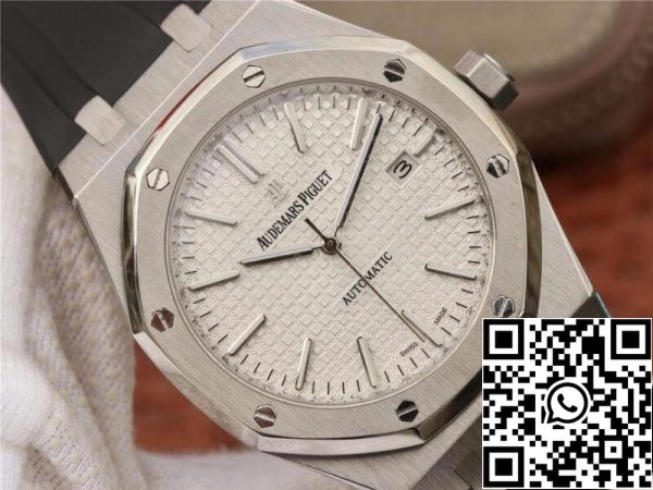 Audemars Piguet Royal Oak 15400 JF Factory 1 1 Best Edition Swiss ETA3120 Quadrante Bianco EU Watch Store 3607 Audemars Piguet Royal Oak 15400 JF Factory 1:1 Best Edition Swiss ETA3120 Quadrante Bianco