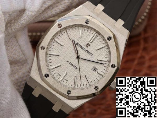 Audemars Piguet Royal Oak 15400 JF Factory 1 1 Best Edition Swiss ETA3120 Quadrante Bianco EU Watch Store 9311 Audemars Piguet Royal Oak 15400 JF Factory 1:1 Best Edition Swiss ETA3120 Quadrante Bianco