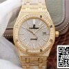 Audemars Piguet Royal Oak 15400 OR01 1 1 Лучшее издание швейцарской ETA3120 белый циферблат с бриллиантами EU Watch Store 690 Audemars Piguet Royal Oak 15400.OR01 1:1 Лучшее издание швейцарской ETA3120 белый циферблат с бриллиантами