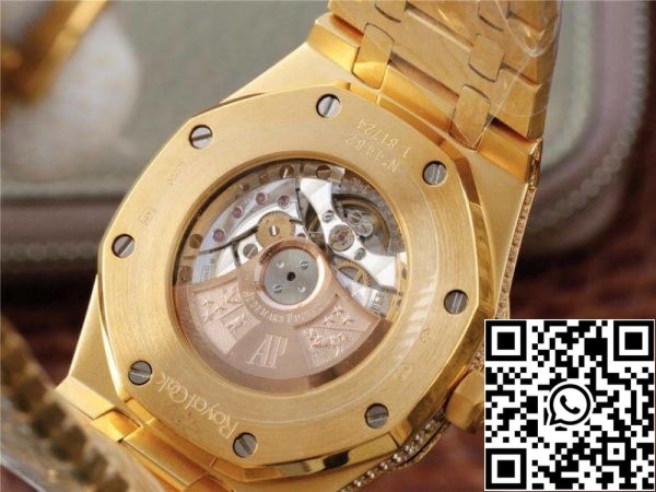 Audemars Piguet Royal Oak 15400 OR01 1 1 Най-доброто издание Swiss ETA3120 White Diamond Dial EU Watch Store 6941 Audemars Piguet Royal Oak 15400.OR01 1:1 Най-доброто издание Swiss ETA3120 White Diamond Dial