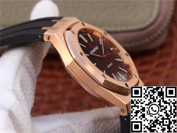 Audemars Piguet Royal Oak 15400OR OO D002CR 01 JF Factory 1 1 Best Edition Sveitsin ETA3120 Musta kellotaulu EU Watch Store 2486 Audemars Piguet Royal Oak 15400OR.OO.D002CR.01 JF Factory 1:1 Best Edition Sveitsin ETA3120 Musta kellotaulu