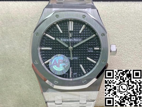 Audemars Piguet Royal Oak 15400ST OO 1220ST 01 1 Best Edition APS Factory Black Dial EU-Horlogewinkel 3771 Audemars Piguet Royal Oak 15400ST.OO.1220ST.01 1:1 Best Edition APS Factory Black Dial