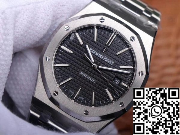 Audemars Piguet Royal Oak 15400ST OO 1220ST 01 1 1 Migliore Edizione ZF Factory Quadrante Nero Svizzero ETA3120 EU Watch Store 5857 Audemars Piguet Royal Oak 15400ST.OO.1220ST.01 1:1 Migliore Edizione ZF Factory Quadrante Nero Svizzero ETA3120