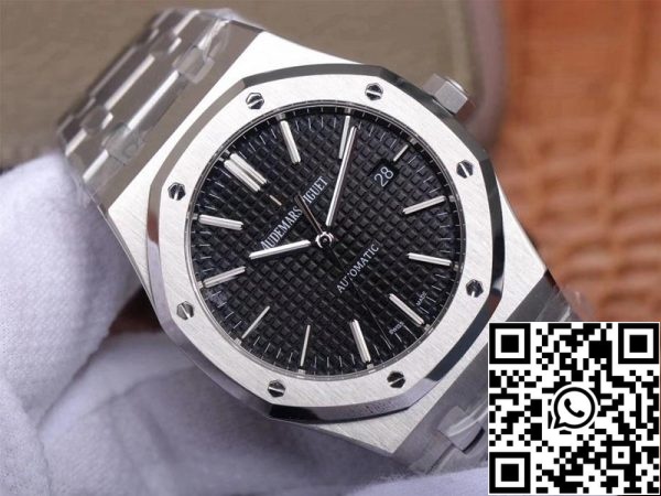 Audemars Piguet Royal Oak 15400ST OO 1220ST 01 1 1 Migliore Edizione ZF Factory Quadrante Nero Svizzero ETA3120 EU Watch Store 6346 Audemars Piguet Royal Oak 15400ST.OO.1220ST.01 1:1 Migliore Edizione ZF Factory Quadrante Nero Svizzero ETA3120