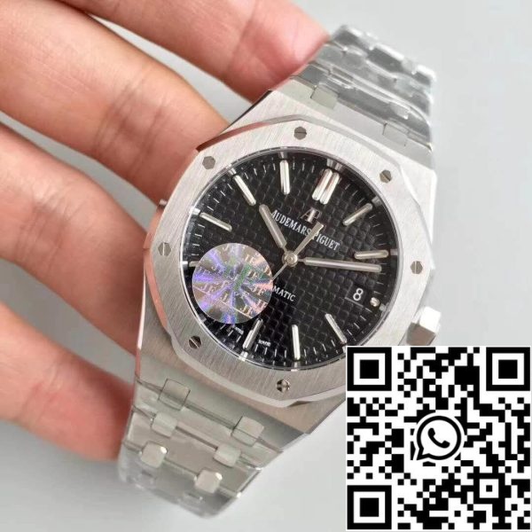 Audemars Piguet Royal Oak 15400ST OO 1220ST 01 JF Factory 1 1 Best Edition Zwitserse ETA3120 Zwarte Wijzerplaat EU-Horlogewinkel 6742 Audemars Piguet Royal Oak 15400ST.OO.1220ST.01 JF Factory 1:1 Best Edition Zwitserse ETA3120 Zwarte Wijzerplaat