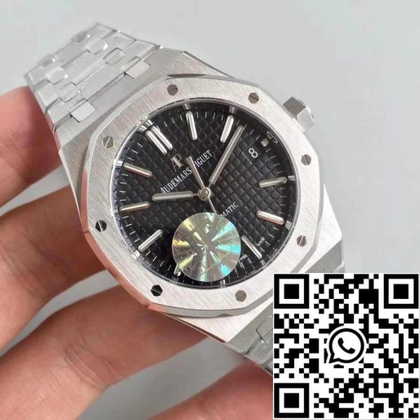 Audemars Piguet Royal Oak 15400ST OO 1220ST 01 JF Factory 1 1 Най-доброто издание швейцарски ETA3120 Black Dial EU Watch Store 9243 Audemars Piguet Royal Oak 15400ST.OO.1220ST.01 JF Factory 1:1 Най-доброто издание швейцарски ETA3120 Black Dial