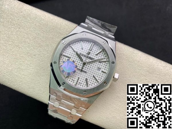 Audemars Piguet Royal Oak 15400ST OO 1220ST 02 1 1 Mejor Edición APS Factory Esfera Blanca EU Watch Store 407 Audemars Piguet Royal Oak 15400ST.OO.1220ST.02 1:1 Mejor Edición APS Factory Esfera Blanca