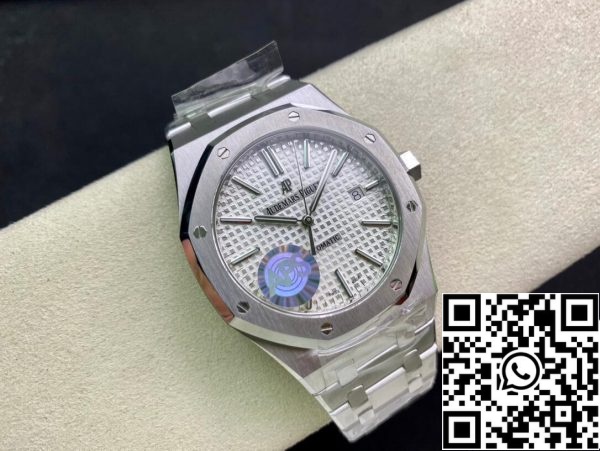 Audemars Piguet Royal Oak 15400ST OO 1220ST 02 1 1 Mejor Edición APS Factory Esfera Blanca EU Watch Store 5210 Audemars Piguet Royal Oak 15400ST.OO.1220ST.02 1:1 Mejor Edición APS Factory Esfera Blanca