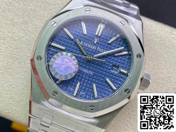 Audemars Piguet Royal Oak 15400ST OO 1220ST 03 1 1 Best Edition APS Factory Blue Dial EU kellokauppa 7224 Audemars Piguet Royal Oak 15400ST.OO.1220ST.03 1:1 Best Edition APS Factory Blue Dial