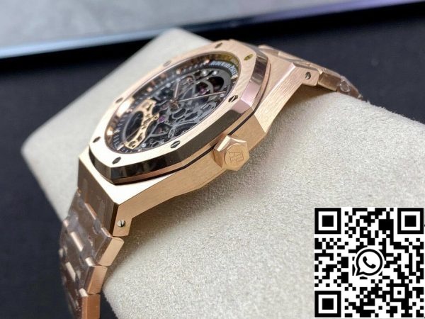 Audemars Piguet Royal Oak 15407OR OO 1220OR 01 1 1 Best Edition APS Factory Dark Grey Dial EU-Horlogewinkel 7848 Audemars Piguet Royal Oak 15407OR.OO.1220OR.01 1:1 Best Edition APS Factory Dark Grey Dial