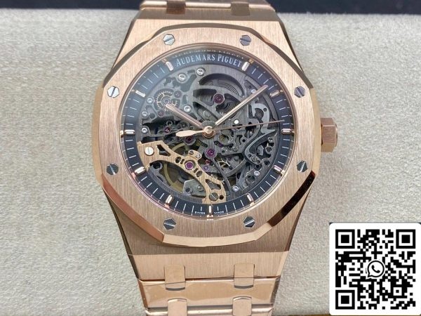 Audemars Piguet Royal Oak 15407OR OO 1220OR 01 1 1 Best Edition APS Factory Dark Grey Dial EU-Horlogewinkel 8715 Audemars Piguet Royal Oak 15407OR.OO.1220OR.01 1:1 Best Edition APS Factory Dark Grey Dial