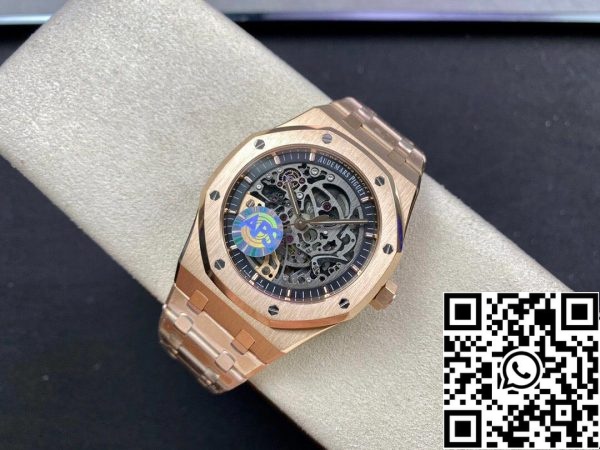 Audemars Piguet Royal Oak 15407OR OO 1220OR 01 1 1 Best Edition APS Factory tummanharmaa kellotaulu EU Watch Store 9638 Audemars Piguet Royal Oak 15407OR.OO.1220OR.01 1:1 Best Edition APS Factory tummanharmaa kellotaulu