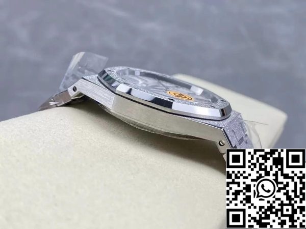 Audemars Piguet Royal Oak 15410 1 1 Най-доброто издание APS Factory White Dial EU Watch Store 7935 Audemars Piguet Royal Oak 15410 1:1 Най-доброто издание APS Factory White Dial