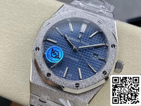 Audemars Piguet Royal Oak 15410BC GG 1224BC 01 1 1 Beste Editie APS Fabriek Blauwe Wijzerplaat EU-Horlogewinkel 168 Audemars Piguet Royal Oak 15410BC.GG.1224BC.01 1:1 Beste Editie APS Fabriek Blauwe Wijzerplaat