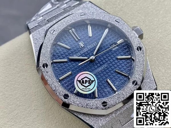 Audemars Piguet Royal Oak 15410BC GG 1224BC 01 1 1 Best Edition APS Factory Kék számlap EU Watch Store 457 Audemars Piguet Royal Oak 15410BC.GG.1224BC.01 1:1 Best Edition APS Factory Kék számlap