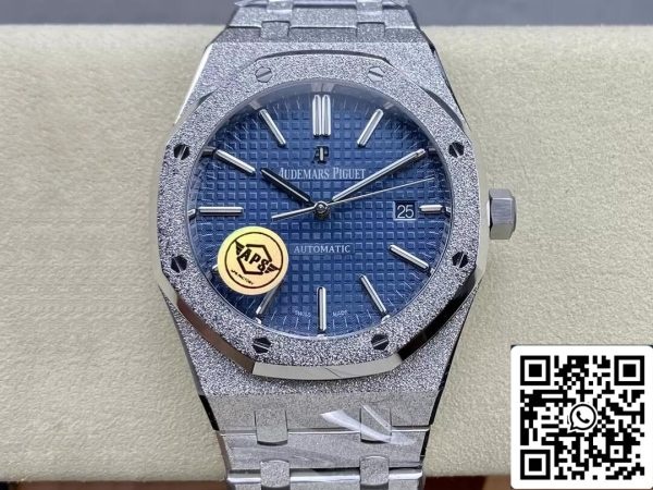 Audemars Piguet Royal Oak 15410BC GG 1224BC 01 1 1 Best Edition APS Factory Blue Dial EU-Horlogewinkel 532 Audemars Piguet Royal Oak 15410BC.GG.1224BC.01 1:1 Best Edition APS Factory Blue Dial