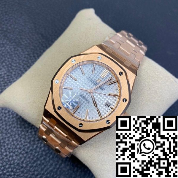 Audemars Piguet Royal Oak 15450OR OO 1256OR 01 1 1 Best Edition JF Factory Rose Gold EU Watch Store 1131 Audemars Piguet Royal Oak 15450OR.OO.1256OR.01 1:1 Best Edition JF Factory Rose Gold