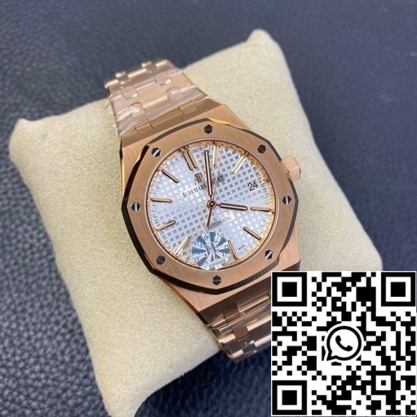 Audemars Piguet Royal Oak 15450OR OO 1256OR 01 1 1 Mejor Edición JF Factory Oro Rosa EU Watch Store 5455 Audemars Piguet Royal Oak 15450OR.OO.1256OR.01 1:1 Mejor Edición JF Factory Oro Rosa