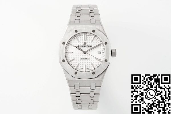 Audemars Piguet Royal Oak 15450ST OO 1256ST 01 1:1 Best Edition APS Factory Silver Dial EU Watch Store 3218 Audemars Piguet Royal Oak 15450ST.OO.1256ST.01 1:1 Best Edition APS Factory Silver Dial