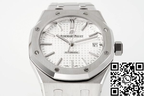 أوديمار بيجيه رويال أوك 15450ST OO 1256ST 01 1 1 1 أفضل إصدار APS Factory Silver Dial متجر ساعات أوديمار بيجيه 4778 أوديمار بيجيه رويال أوك 15450ST.OO.1256ST.01 1:1 أفضل إصدار APS Factory Silver Dial