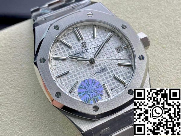 Audemars Piguet Royal Oak 15450ST OO 1256ST 01 1 1 Best Edition JF Factory Silver Dial EU Watch Store 9912 Audemars Piguet Royal Oak 15450ST.OO.1256ST.01 1:1 Best Edition JF Factory Silver Dial