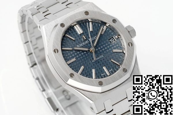 Audemars Piguet Royal Oak 15450ST OO 1256ST 03 1 1 Best Edition APS Factory Sininen kellotaulu EU kellokauppa 3792 Audemars Piguet Royal Oak 15450ST.OO.1256ST.03 1:1 Best Edition APS Factory Sininen kellotaulu