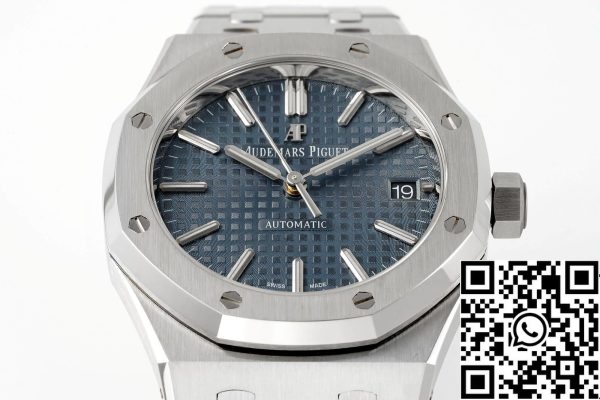 Audemars Piguet Royal Oak 15450ST OO 1256ST 03 1 1 Best Edition APS Factory Blue Dial EU Watch Store 4134 Audemars Piguet Royal Oak 15450ST.OO.1256ST.03 1:1 Best Edition APS Factory Blue Dial