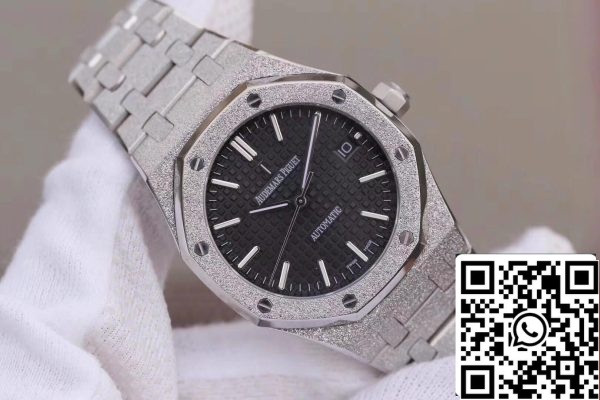 Audemars Piguet Royal Oak 15454BC GG 1259BC 01 1 1 Best Edition JH Factory Musta kellotaulu EU kellokauppa 2522 Audemars Piguet Royal Oak 15454BC.GG.1259BC.01 1:1 Best Edition JH Factory Musta kellotaulu Musta kellotaulu