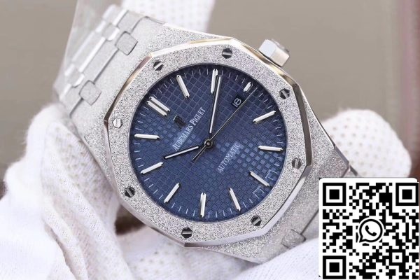 Audemars Piguet Royal Oak 15454BC GG 1259BC 01 1 1 Best Edition JH Factory kék számlap EU Watch Store 9723 Audemars Piguet Royal Oak 15454BC.GG.1259BC.01 1:1 Best Edition JH Factory kék számlapja