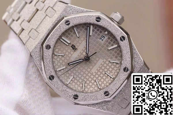 Audemars Piguet Royal Oak 15454BC GG 1259BC 01 1 1 Best Edition JH Factory Quadrante rodio EU Watch Store 1105 Audemars Piguet Royal Oak 15454BC.GG.1259BC.01 1:1 Best Edition JH Factory Quadrante rodio