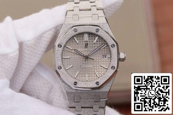 Audemars Piguet Royal Oak 15454BC GG 1259BC 01 1 1 Best Edition JH Factory Rhodium Dial EU Watch Store 1957 Audemars Piguet Royal Oak 15454BC.GG.1259BC.01 1:1 Best Edition JH Factory Rhodium Dial