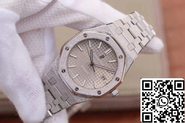 Audemars Piguet Royal Oak 15454BC GG 1259BC 01 1 1 Migliore Edizione JH Fabbrica Quadrante Rodio EU Watch Store 6954 Audemars Piguet Royal Oak 15454BC.GG.1259BC.01 1:1 Migliore Edizione JH Fabbrica Quadrante Rodio