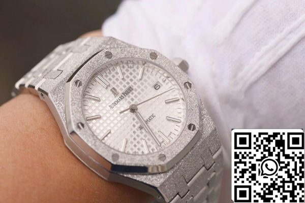 Audemars Piguet Royal Oak 15454BC GG 1259BC 01 1 1 Best Edition JH Factory Silver Dial EU kellokauppa 2598 Audemars Piguet Royal Oak 15454BC.GG.1259BC.01 1:1 Best Edition JH Factory Silver Dial