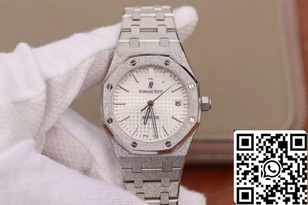 Audemars Piguet Royal Oak 15454BC GG 1259BC 01 1 1 Най-добро издание JH Factory Silver Dial EU Watch Store 4869 Audemars Piguet Royal Oak 15454BC.GG.1259BC.01 1:1 Най-добро издание JH Factory Silver Dial