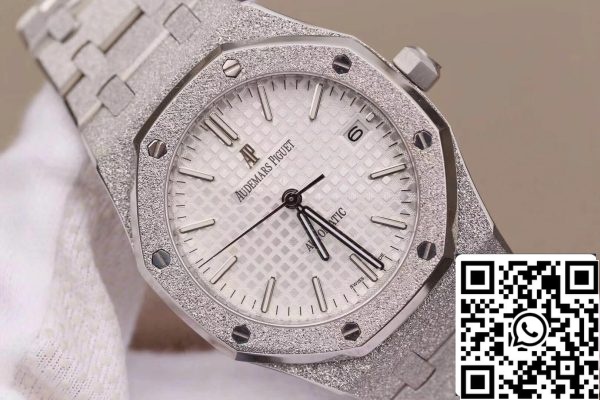 Audemars Piguet Royal Oak 15454BC GG 1259BC 01 1 1 Най-добро издание JH Factory Silver Dial EU Watch Store 8360 Audemars Piguet Royal Oak 15454BC.GG.1259BC.01 1:1 Най-добро издание JH Factory Silver Dial