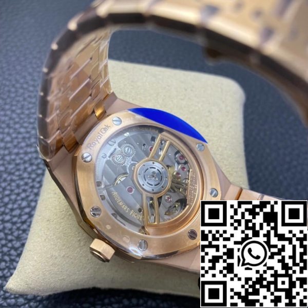 Audemars Piguet Royal Oak 15500 1 1 Best Edition ZF Factory Rose Gold White Dial EU Watch Store 3642 Audemars Piguet Royal Oak 15500 1:1 Best Edition ZF Factory Rose Gold White Dial