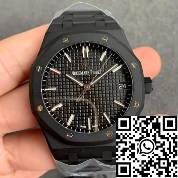 Audemars Piguet Royal Oak 15500 DLC Carbon Best Edition ZF Factory Black Dial EU Watch Store 2081 Audemars Piguet Royal Oak 15500 DLC Carbon Best Edition ZF Factory Black Dial