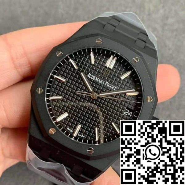 Audemars Piguet Royal Oak 15500 DLC Carbon Best Edition ZF Factory Black Dial EU-Horlogewinkel 3679 Audemars Piguet Royal Oak 15500 DLC Carbon Best Edition ZF Factory Black Dial