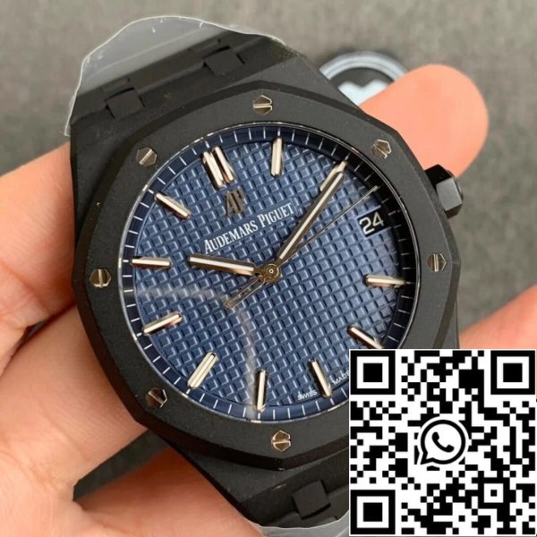 Audemars Piguet Royal Oak 15500 DLC Carbon Най-доброто издание ZF Factory Blue Dial EU Watch Store 3797 Audemars Piguet Royal Oak 15500 DLC Carbon Най-доброто издание ZF Factory Blue Dial