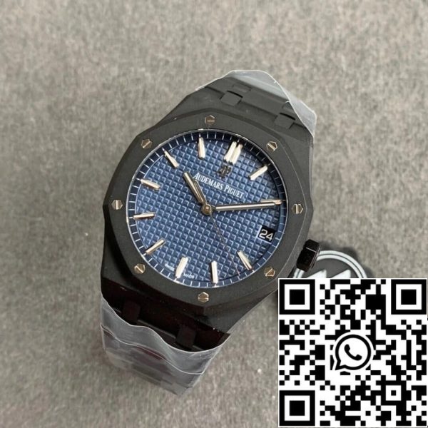 Audemars Piguet Royal Oak 15500 DLC Carbon Best Edition ZF Factory Blue Dial EU kellokauppa 8121 Audemars Piguet Royal Oak 15500 DLC Carbon Best Edition ZF Factory Blue Dial Audemars Piguet Royal Oak 15500 DLC Carbon Best Edition ZF Factory Blue Dial