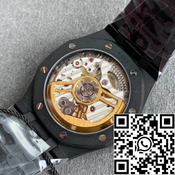 Audemars Piguet Royal Oak 15500 DLC Carbono Melhor Edição Fábrica ZF Mostrador Cinzento EU Watch Store 4636 Audemars Piguet Royal Oak 15500 DLC Carbono Melhor Edição Fábrica ZF Mostrador Cinzento