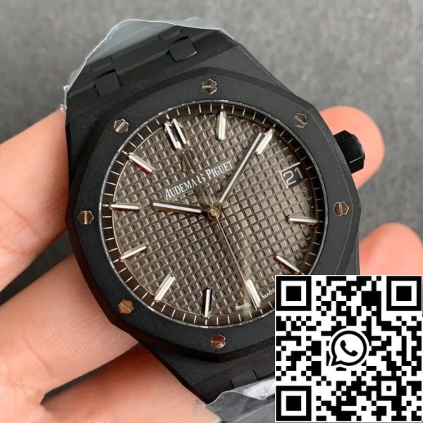 Audemars Piguet Royal Oak 15500 DLC Carbon Best Edition ZF Factory Quadrante Grigio EU Watch Store 794 Audemars Piguet Royal Oak 15500 DLC Carbon Best Edition ZF Factory Quadrante Grigio