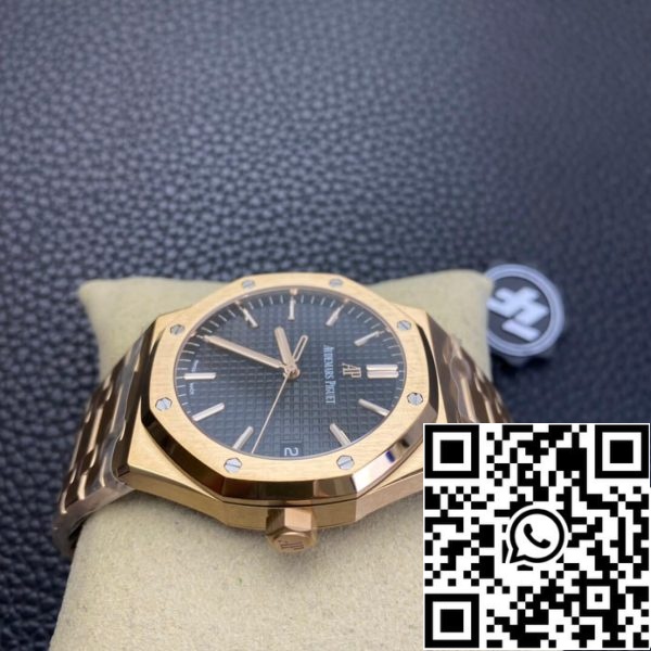 Audemars Piguet Royal Oak 15500OR OO 1220OR 01 1 1 Best Edition ZF Factory Black Dial EU-Horlogeswinkel 1070 Audemars Piguet Royal Oak 15500OR.OO.1220OR.01 1:1 Best Edition ZF Factory Black Dial