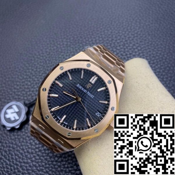 Audemars Piguet Royal Oak 15500OR OO 1220OR 01 1 1 Mejor Edición ZF Factory Esfera Negra EU Watch Store 4347 Audemars Piguet Royal Oak 15500OR.OO.1220OR.01 1:1 Mejor Edición ZF Factory Esfera Negra